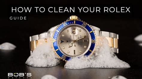 rolex richtig putzen|how to clean rolex glasses.